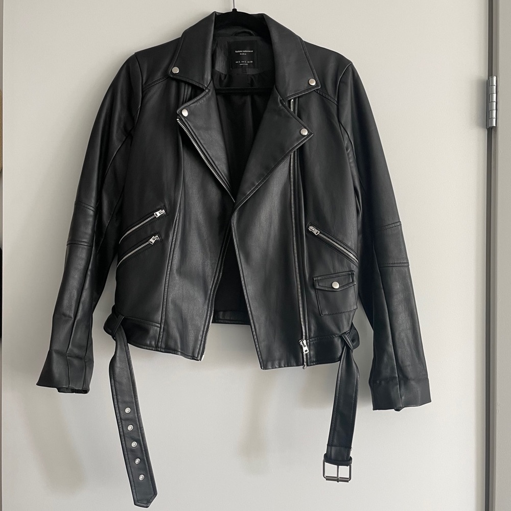 Faux Leather Jacket